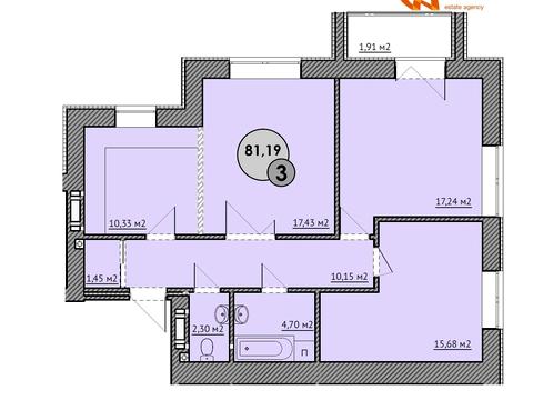 квартира по адресу Гетмана Мазепы ул., (Будинок 3)