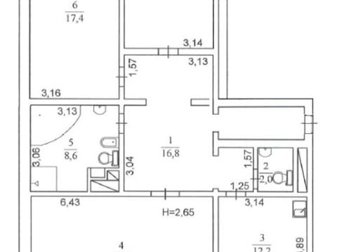 квартира по адресу Бориса Гмыри ул., 9-В