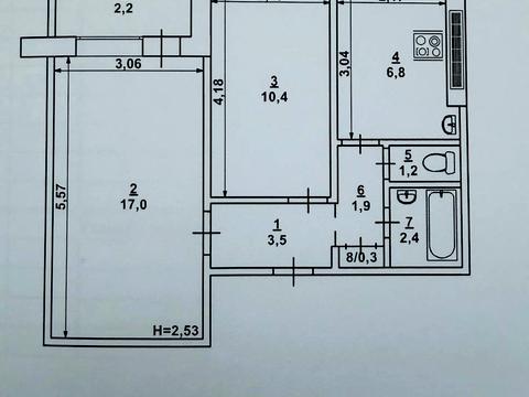 квартира по адресу Кривой Рог, 5-й Заречный микрорайон ул., 8