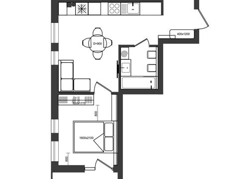 квартира по адресу Гагарина ул. (Юрия Гагарина), (Будинок 1)