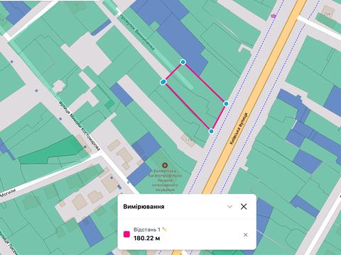 участок по адресу Киевская ул.