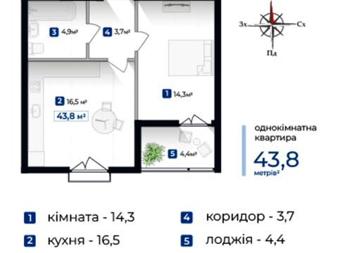 квартира по адресу Александра Довженко ул., 31в, к. 7