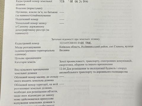 участок по адресу Весняна