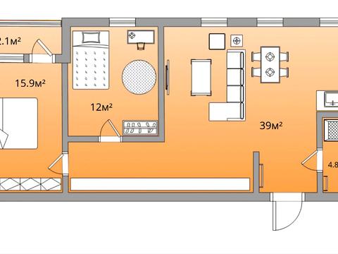 квартира за адресою Безкоровайного вул., (Будинок)