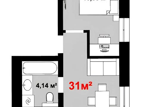 квартира по адресу Урожайная ул., (Будинок 1)