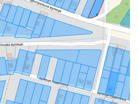 ділянка за адресою Центральна