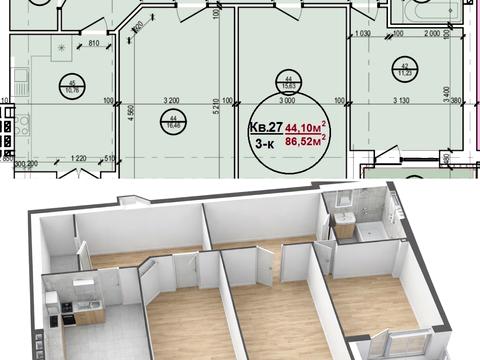 квартира за адресою Соборна, 86