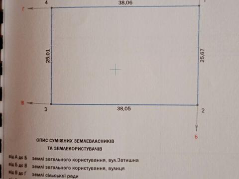 ділянка за адресою Червоної Калини вул.
