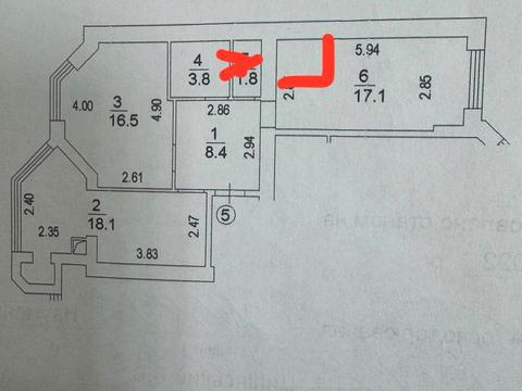 квартира за адресою Мартинова просп., 38