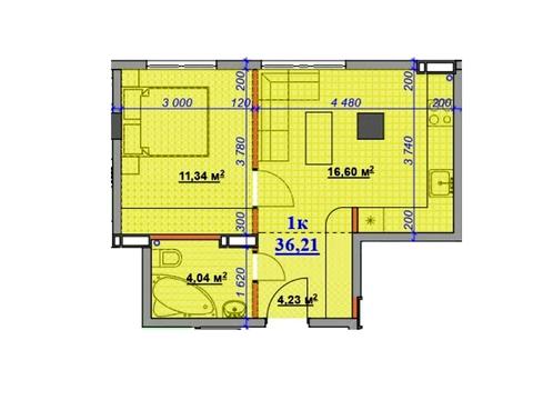 квартира за адресою Івано-Франківськ, Юліана Целевича вул., 36а