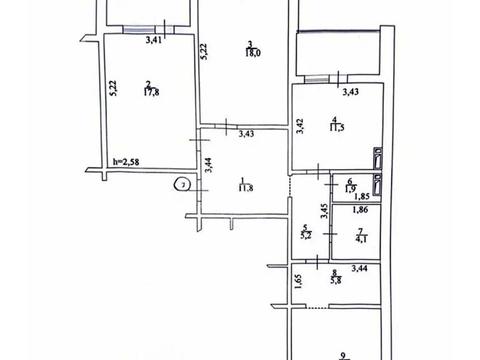 квартира за адресою Бориса Антоненка-Давидовича вул., 1