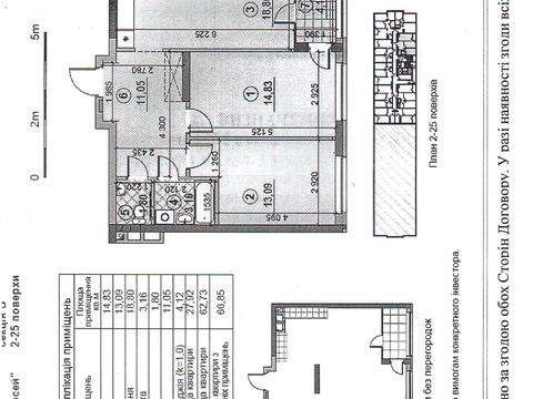 квартира за адресою Євгена Сверстюка вул. (Марини Раскової), 6-Д