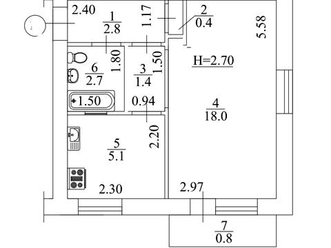 квартира за адресою Юрія Глушка вул. (Подвойського), 10