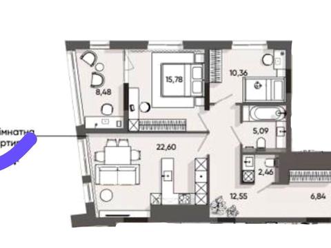 квартира за адресою Івана Раковського вул., (Будинок 3)