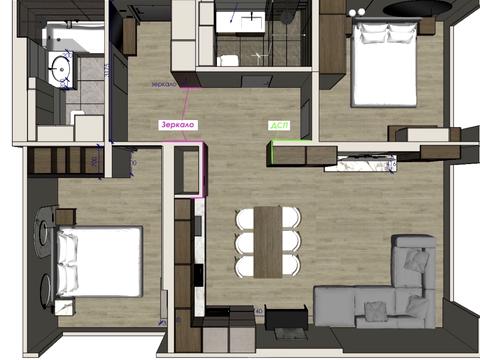 квартира за адресою Голосіївський просп. (40-річчя Жовтня), 76