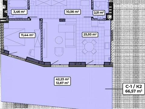 квартира за адресою Івана Франка вул., (Будинок 1)