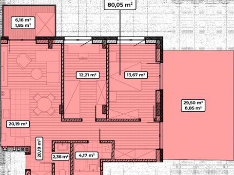 квартира за адресою Івана Франка вул., (Будинок 1)