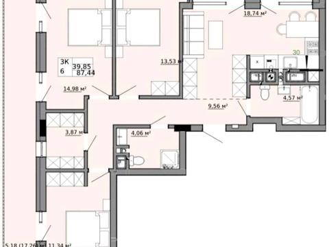 квартира по адресу Филиппа Орлика ул., (Будинок 1)