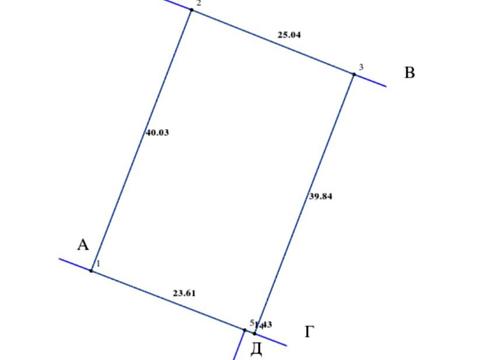 участок по адресу 10-я Линия ул.