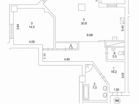 квартира за адресою Вадима Гетьмана вул., 1-А