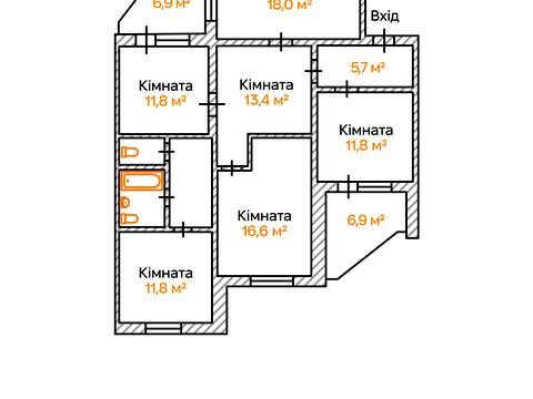 квартира по адресу Петра Григоренко просп., 1