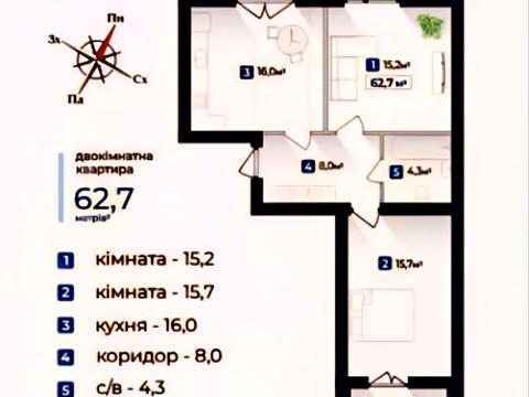 квартира за адресою Олександра Довженка вул., 31в, к. 7