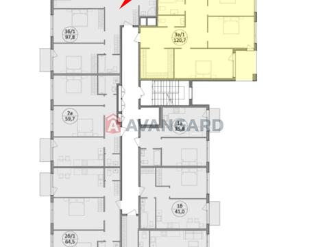 квартира за адресою Широка вул., (Будинок 5, Секція 9)