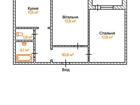 квартира за адресою Київ, Олени Пчілки вул., 2-Б