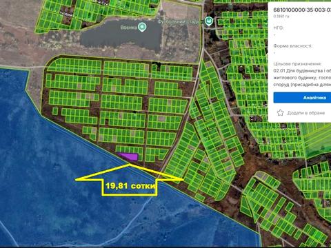 ділянка за адресою Щедра