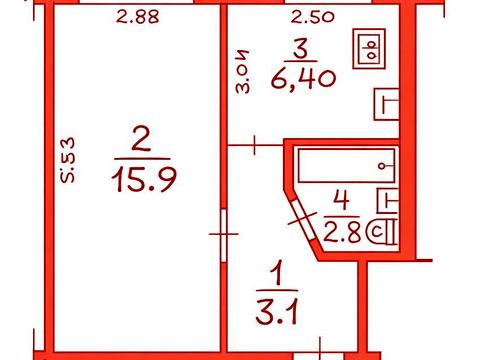 квартира за адресою Шахтарський мікрорайон, 17