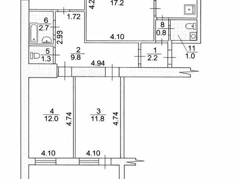 квартира за адресою Вітряні Гори вул., 17