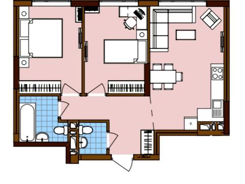 квартира за адресою Олександра Олеся вул., (Будинок 10.2)