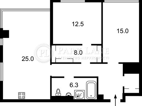 квартира за адресою Андрія Верхогляда вул. (Михайла Драгомирова), 19-Б