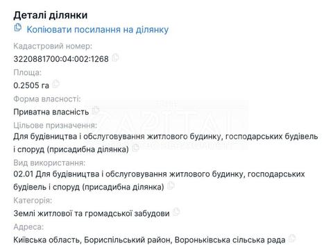 ділянка за адресою Польова