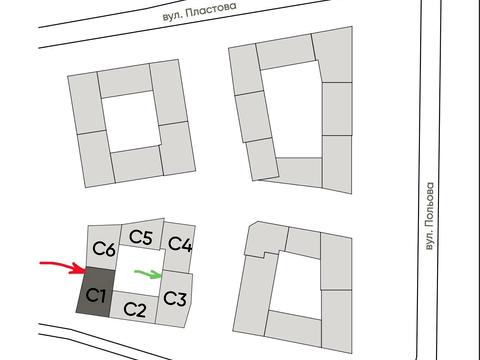 квартира по адресу Пластовая ул. (Силикатная), (Будинок С3)