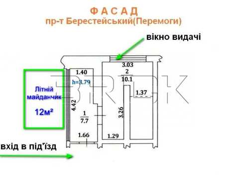 комерційна за адресою Берестейський просп. (Перемоги), 11 к2