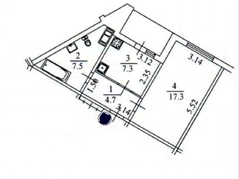 квартира за адресою Милославська вул., 18