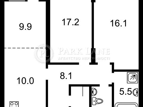 квартира по адресу Князя Романа Мстиславича ул. (Генерала Жмаченка), 22а