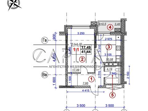 квартира за адресою Бульварно-Кудрявська вул. (Воровського), 17