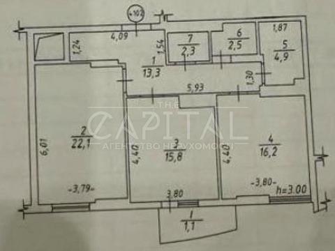 квартира за адресою Василя Тютюнника вул. (Анрі Барбюса), 37/1