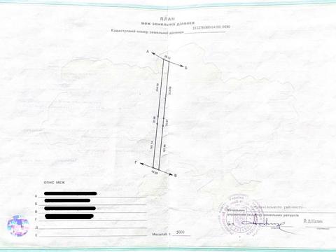 ділянка за адресою с. Ракошино, 