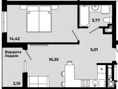 квартира за адресою Героїв Крут вул., (Будинок 3)