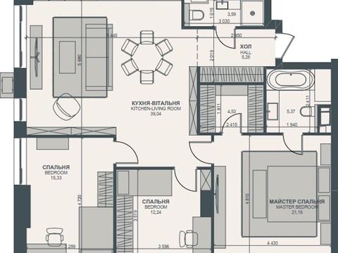 квартира за адресою Василя Тютюнника вул. (Анрі Барбюса), 39