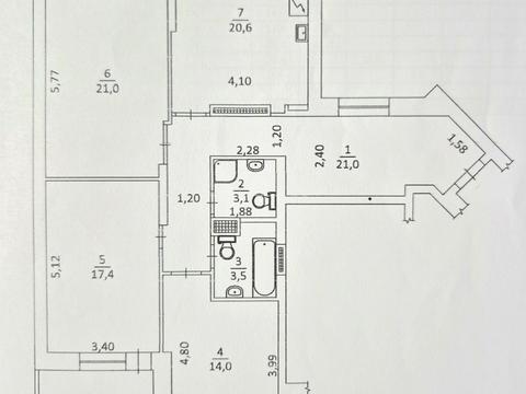 квартира по адресу Сапёрно-Слободская ул., 10