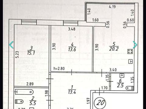 квартира за адресою Набережна Перемоги вул., 62