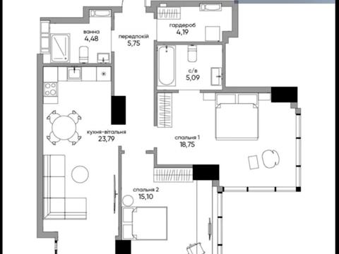 квартира за адресою Антоновича вул. (Горького), (Будинок)
