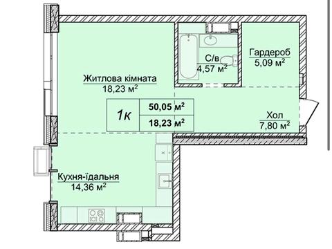 квартира за адресою Андрія Верхогляда вул. (Михайла Драгомирова), 17