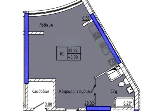 квартира по адресу Каманина ул. (Каманина), 16-А/6