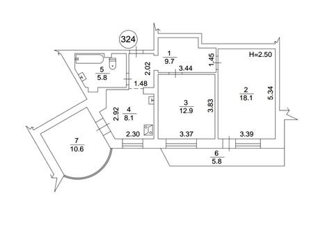 квартира по адресу Левка Лукьяненко ул. (Маршала Тимошенко), 13-А