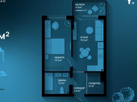 квартира за адресою Хіміків вул., 28, к.7-14